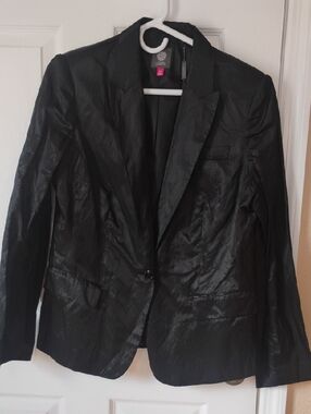 Vince Camuto One Button Lined Blazer Retail $175 Size 12